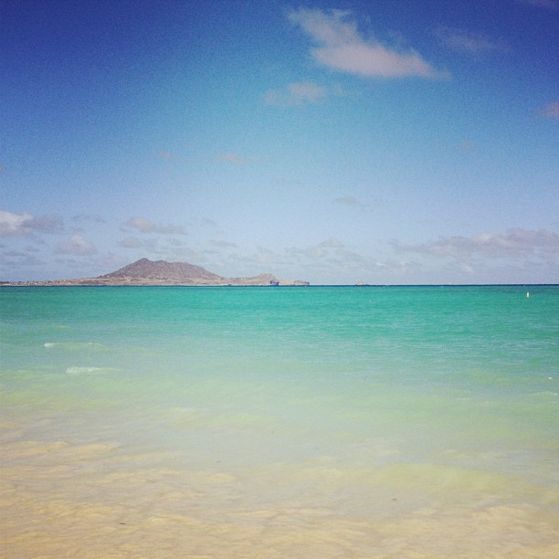 Kailua Beach Park in Oahu, Hawaii